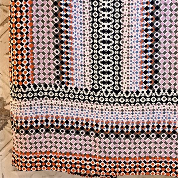 Vintage J.Crew Geometric Print Boho Pencil Skirt Business/Career Core Size 2/XS - Picture 9 of 12